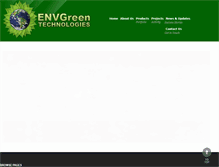 Tablet Screenshot of envgreentechnologies.com